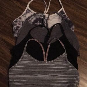 Lot of Lululemon bras